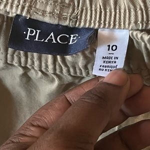 School uniform cargo pants from children place